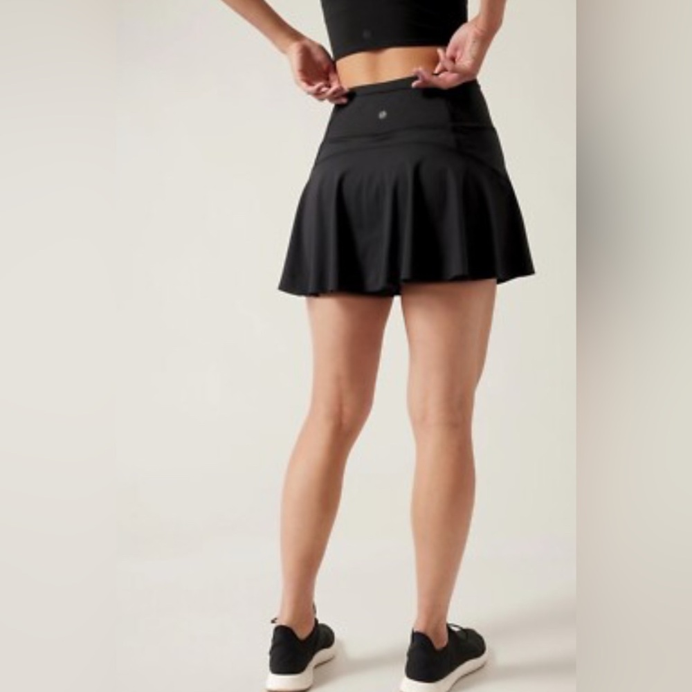 Black Athleta Ace Tennis Skort